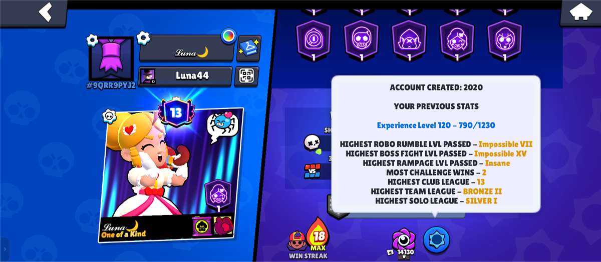 продажа аккаунта к игре Brawl Stars